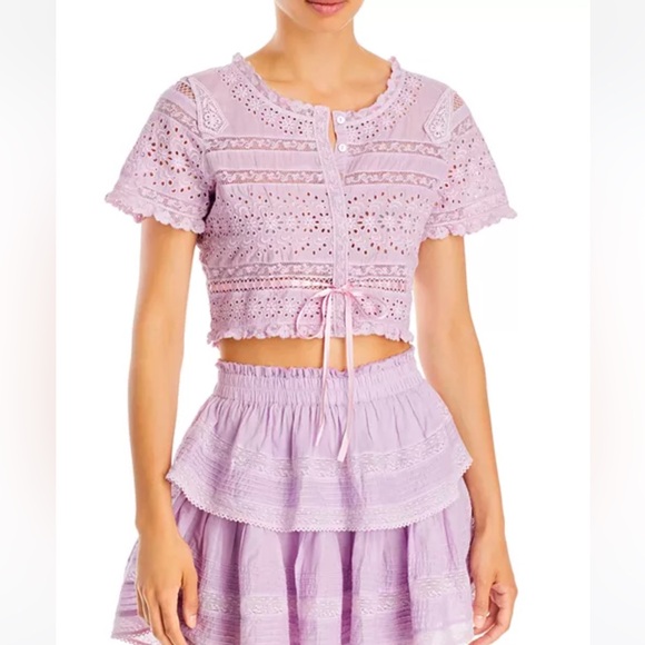 Farley Crop Top & Skirt in Wisteria
LOVESHACKFANCY - Picture 1 of 6